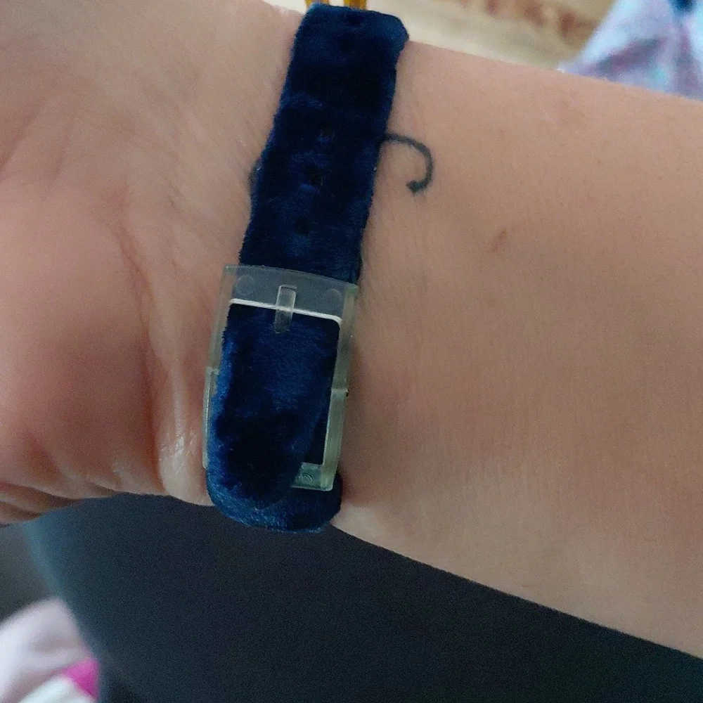Vintage Swatch 1995 Ladies the Cord On Bleu Watch